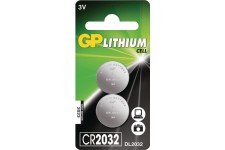 Pile bouton au lithium CR2032 2-BLIS