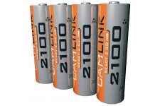Batteries NiMH AA/LR6 1.2 V 2100 mAh Prêt -2-Go 4-blister