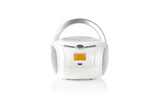 Boombox | 9 W | Bluetooth® | Lecteur de CD / Radio FM / USB / Aux | Blanc