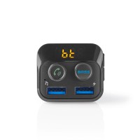 Émetteur FM pour Voiture | Bluetooth® | Amplification des Basses | Emplacement pour Carte MicroSD | Appels en Mode Mains-libres 