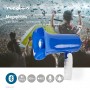 Mégaphone | Technologie Sans Fil Bluetooth® | 115 dB | Portée de 300 m | Bleu/Blanc