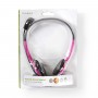 Casque pour PC | Supra-auriculaire | 2X Connecteurs 3,5 mm | 2,0 m | Rose