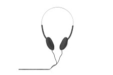 Casque Supra-Auriculaire | Câble de 1,2 m | Noir