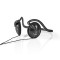 Écouteurs Filaires | Câble Rond de 2,1 m | Supra-Auriculaires | Noir