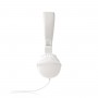 Écouteurs filaires | Enveloppant | Pliable | Câble Rond de 1,2 m | Blanc