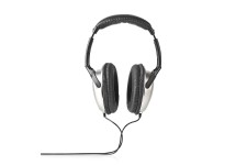 Casque Arceau | Câble de 2,70 m | Argent/Noir