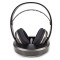 Casque sans Fil | Fréquence radio (RF) | Tour d'oreille | Embase de Chargement | Noir/Argent