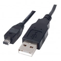 USB 2.0 USB A - 4p noir 1.80 m