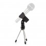 Trépied de Table pour Microphone | Max. 0,8 kg | Noir | | Argent