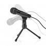 Microphone Filaire | Bouton Marche/Arrêt | Avec Tripod | 3,5 mm
