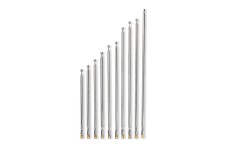 Antenne FM Télescopique | 47 - 87,5 MHz | 6 et 7 mm | Portée de 0 - 15 km | 10 pièces