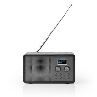 Radio DAB+ | 4,5 W | FM | Fonction Horloge et Alarme | Noir