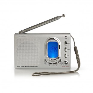 Radio FM | 1,5 W | Récepteur International | Alarme | Gris