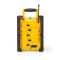 Radio FM de Chantier | 15 W | Bluetooth® | IPX5 | Poignée de Transport | Jaune/Noir