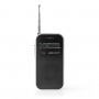 Radio FM/AM | 1,5 W | Format de Poche | Argent/Noire