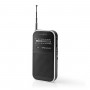 Radio FM/AM | 1,5 W | Format de Poche | Argent/Noire