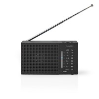 Radio FM/AM | 1,5 W | Format de Poche | Noire