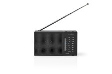 Radio FM/AM | 1,5 W | Format de Poche | Noire