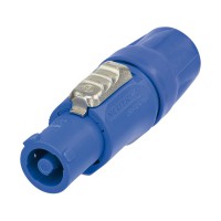 Connecteur Haut-parleur Power Plug Mâle PVC Bleu