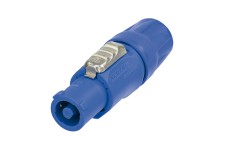 Connecteur Haut-parleur Power Plug Mâle PVC Bleu