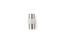 Adaptateur coaxial | CEI (Coaxial) Femelle - CEI (Coaxial) Femelle | Blanc