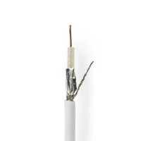 Câble Coaxial | Coaxial 9 (KOKA 799) | 25,0 m | Boîte-Cadeau | Blanc