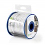 Câble Coaxial | Compatible 4G/LTE | 10,0 m | Mini-Bobine | Blanc