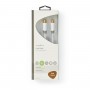Câble Coaxial 100 dB | CEI (Coaxial) Mâle | CEI (Coaxial) Femelle | 1,0 m | Blanc