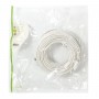 Câble coaxial 90 dB | CEI (Coaxial) Mâle - CEI (Coaxial) Femelle | 25 m | Blanc