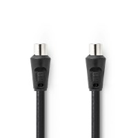 Câble coaxial 90 dB | CEI (Coaxial) Mâle - CEI (Coaxial) Femelle | 3,0 m | Noir