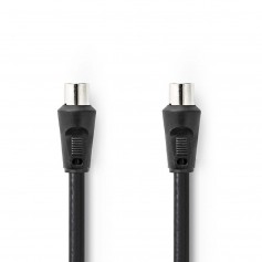 Câble coaxial 90 dB | CEI (Coaxial) Mâle - CEI (Coaxial) Mâle | 1,5 m | Noir
