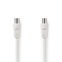 Câble coaxial 90 dB | CEI (Coaxial) Mâle - CEI (Coaxial) Mâle | 10 m | Blanc