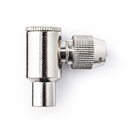 Connecteur CEI (Coaxial) Coudé | Homme - 2 pièces | Métal