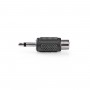 Adaptateur Audio Mono | 3,5 mm Mâle - RCA Femelle | 10 pièces | Noir