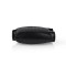 Adaptateur TosLink | TosLink Femelle - 2x TosLink Femelles | Noir