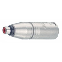 Adaptateur XLR XLR 3p Mâle - RCA Femelle Argent