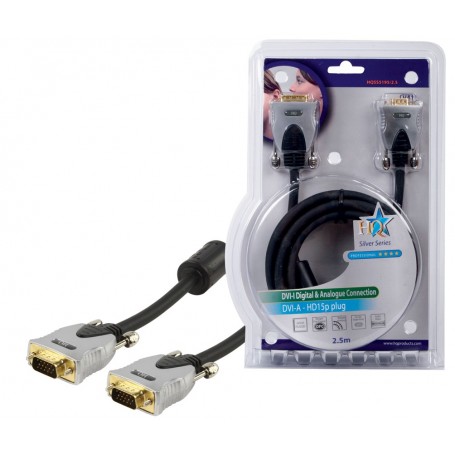 Haute qualité DVI-A - HD15p câble connection 2.50 m
