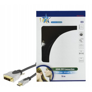 Câble HDMI - DVI haute qualité 10.0 m