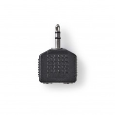 Adaptateur Audio Stéréo | 3,5 mm Mâle - 2x 3,5 mm Femelle | Noir