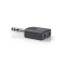 Adaptateur Audio Stéréo | 6,35 mm Mâle - 2x 6,35 mm Femelles | 10 pièces | Noir