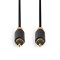Câble Audio Numérique | RCA Mâle - RCA Mâle | 2,0 m | Anthracite