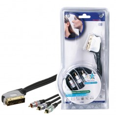 Haute qualité SCART - 3x RCA component connection cable 1.50 m