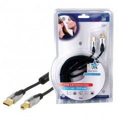 Haute qualité USB 2.0 cable de connection 5.00 m