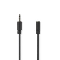 Câble Audio Stéréo | 3,5 mm Mâle - 3,5 mm Femelle | 10 m | Noir