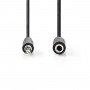 Câble Audio Stéréo | 3,5 mm Mâle - 3,5 mm Femelle | 10 m | Noir