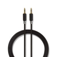 Câble Audio Stéréo | 3,5 mm Mâle - 3,5 mm Mâle | 10 m | Anthracite