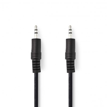 Câble Audio Stéréo | 3,5 mm Mâle - 3,5 mm Mâle | 2,0 m | Noir