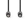Câble Audio Stéréo | 3,5 mm Mâle - 3,5 mm Mâle | 2,0 m | Noir