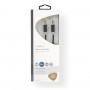 Câble Audio Stéréo | 3,5 mm Mâle - 3,5 mm Mâle | 5,0 m | Anthracite