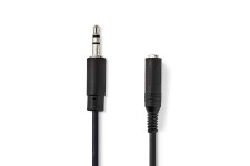 Câble Audio Stéréo | 3,5 mm Mâle - 6,35 mm Femelle | 0,2 m | Noir